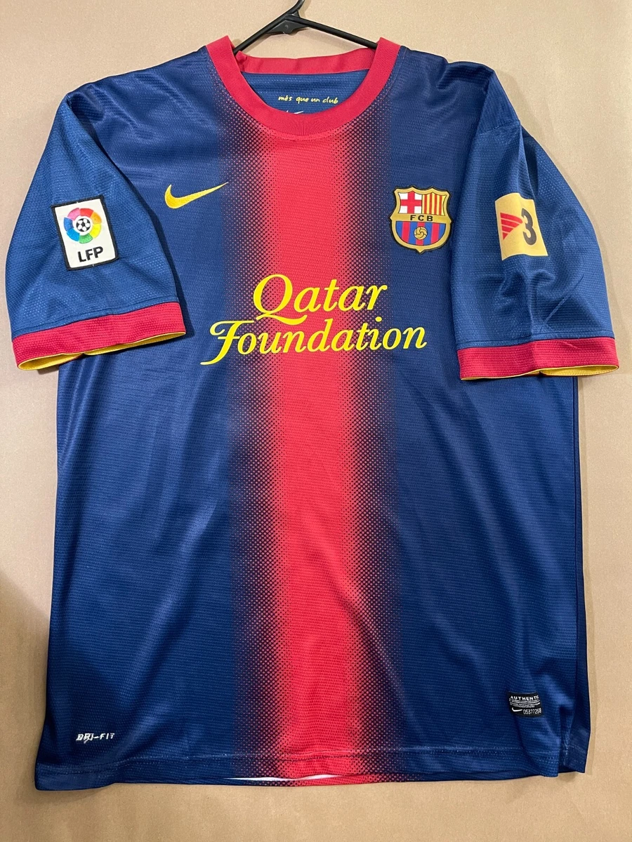 F.C. Barcelona 2012 2013 Home Jersey Size Extra Large