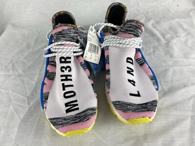 Adidas Human Race NMD Motherland 10.5 Pharrell Williams BB9531 Solar Pack shoes