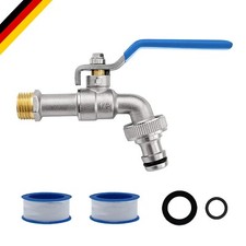 Garten Wasserhahn Messing 1/2 Zoll Frostfest mit Schlauchanschluss