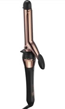 INFINITIPRO CONAIR Rose Gold Titanium 1 1/4-Inch Curling Iron Long/Medium Hair