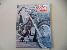 advertising Pubblicità 1973 MOTO FANTIC CHOPPER 125