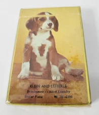 Vintage Remembrance Playing Cards Bridge Redi-Slip Finish Sealed Beagle Puppy