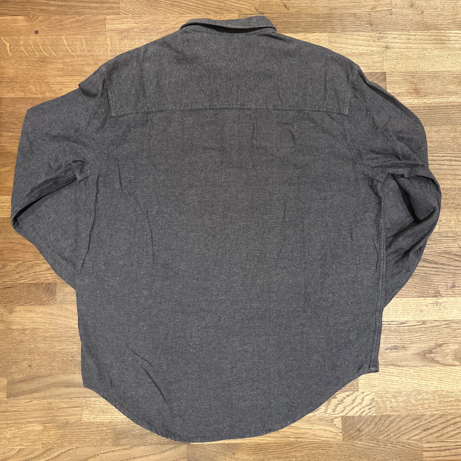 CHEAP MONDAY SMALL GREY TWILL FLANNEL OVER SHIRT (RRP £85.00+). A2 image 7