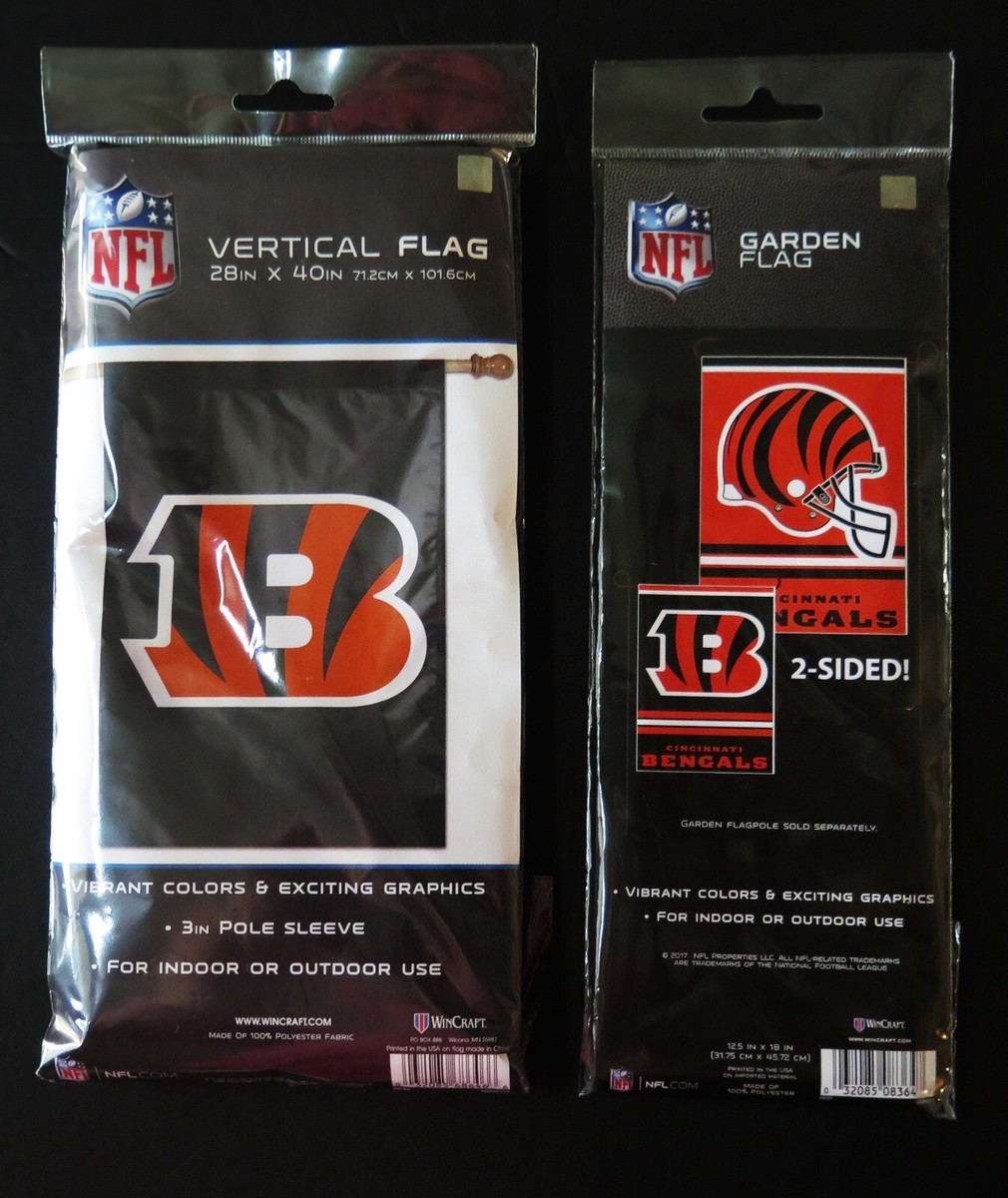 Bandiera Da Casa Cincinnati Bengals Double Face 71x101 Cm - NFL Ufficiale Wincraft