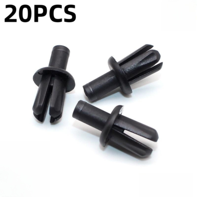 20x Range Rover L322 A-Pillar & Windshield Moulding Retainer Push Rivet Clips – Black Nylon, LR033144
