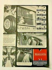 Vintage Ad Print Monsanto Chemicals, 1956, 14 x 10