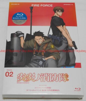 New Fire Force Enen no Shouboutai Vol.2 Limited Edition Blu-ray Booklet Japan