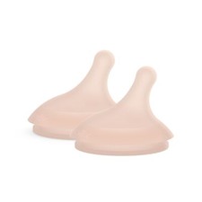Zero.Zero Adaptable Flow Asymmetrical Silicone Nipple 2 Pack 0m Medium