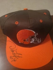 Nice Dan Fike Signed Cleveland Browns KMG  Snapback Hat. Nice Auto. NWT