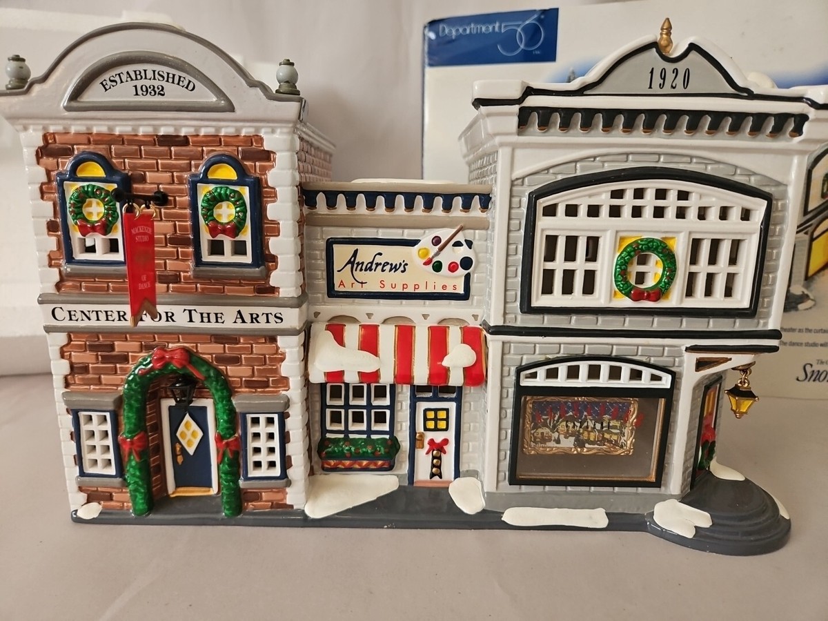 Department 56 Center for The Arts Snow Village 54940 for sale
