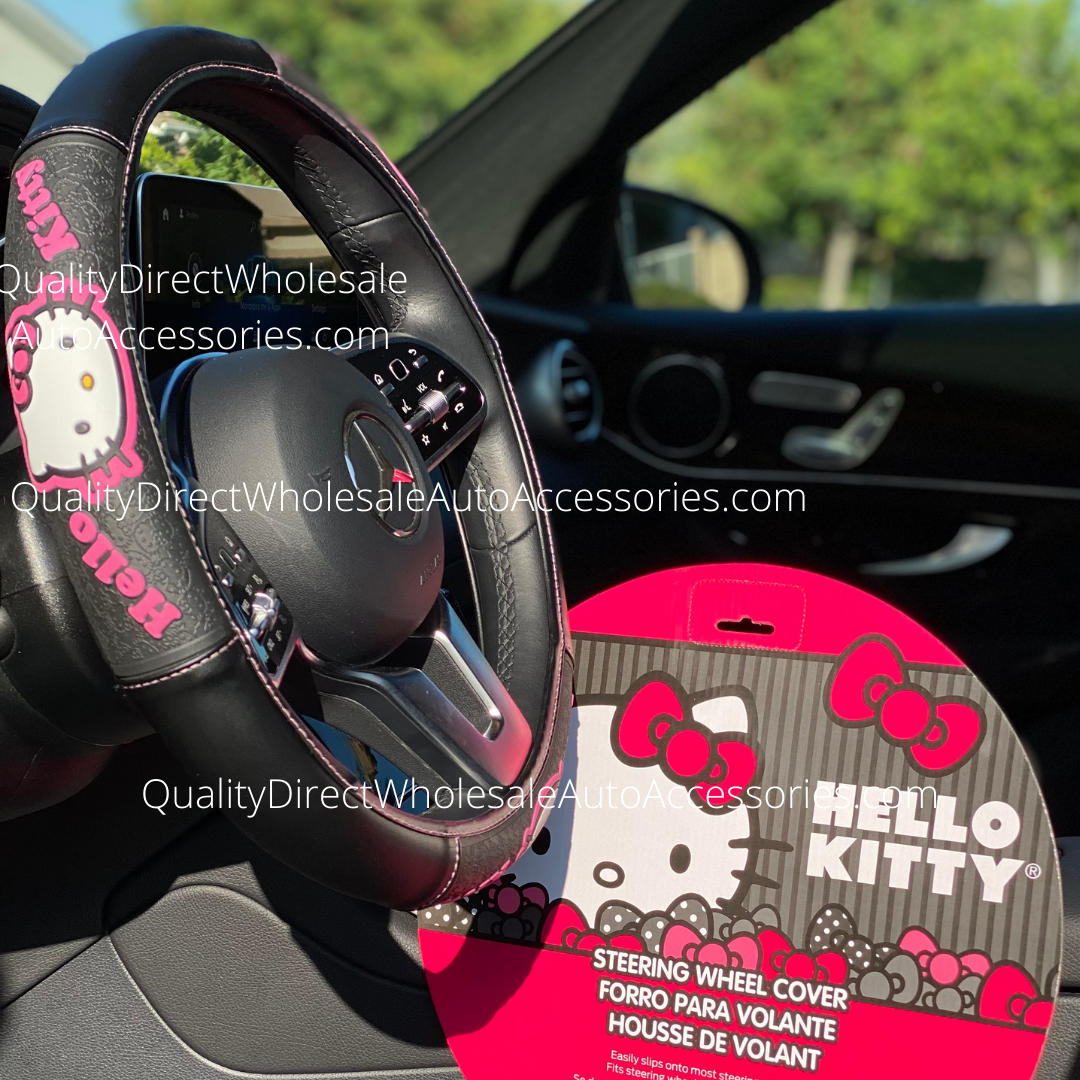 Authentic Hello Kitty Sanrio Pink Steering Wheel Cover | eBay