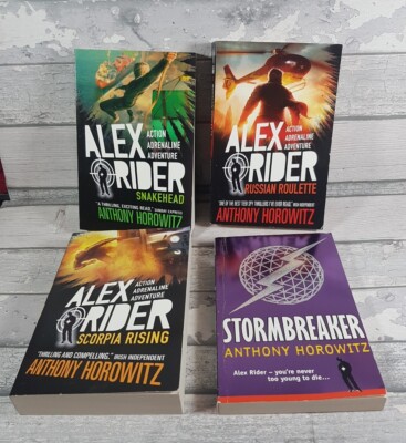  4x Anthony Horowitz Alex Rider Series Books Bundle 