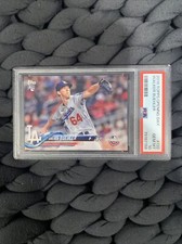 Walker Buehler RC Rookie Card 2018 Topps Baseball #132 PSA 10 Gem Mint Pop 43. rookie card picture