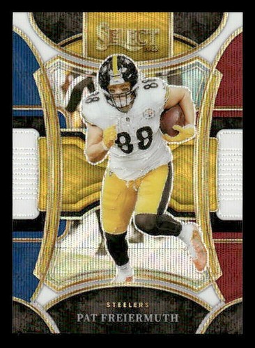 2024 Panini Select #186 Pat Freiermuth Red & Blue Prizm Shock | eBay