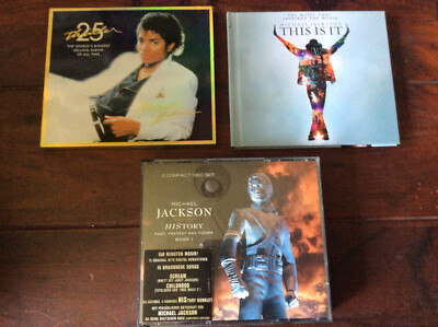 Michael Jackson [3 CD Alben] Thriller 25 + This is it + History (Deutschen Fans)