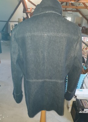 Veste/chemise SYM Bleue Taille 44 Pour Femme - Occasion Très Bon état, Longueur 77 Cm