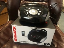 Magnavox CD Boombox with Am/Fm Radio and Bluetooth Wireless Technology