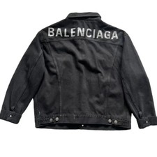 Balenciaga Embellished Denim Jacket