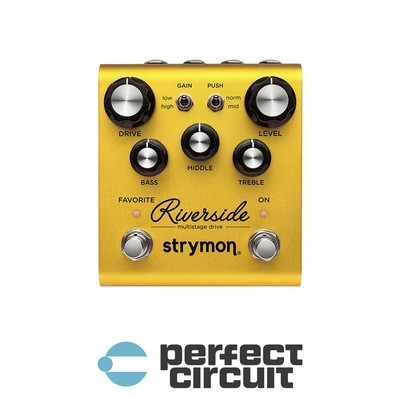 Strymon Riverside Multistage Drive Pedal EFFECTS - NEW - PERFECT CIRCUIT