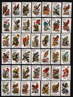 1982 US State Birds & Flowers Complete Set of 50 SC 1953-2002