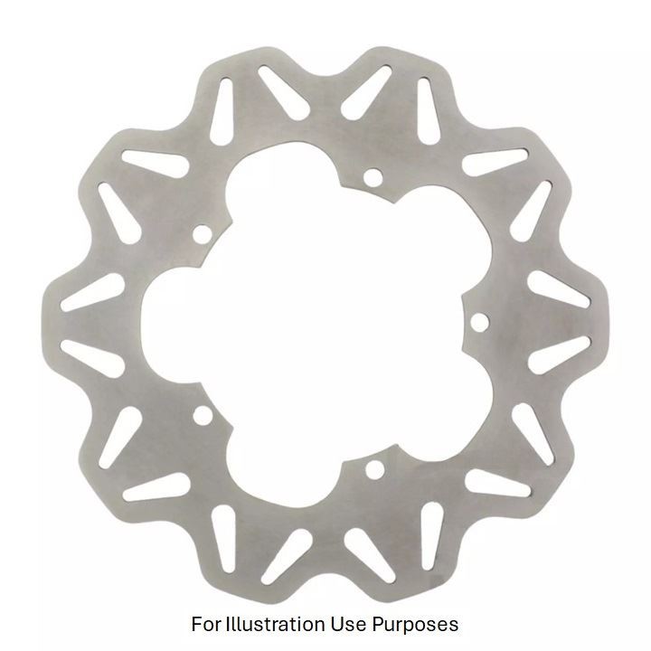 EBC VR Scooter Solid Vee Front Disc Front Left for Piaggio Sfera 125 1995 - 1997