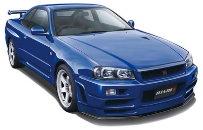 Fujimi Model 1/24 inch up series No.64 Skyline GT-R (BNR34 type) with Nismo part