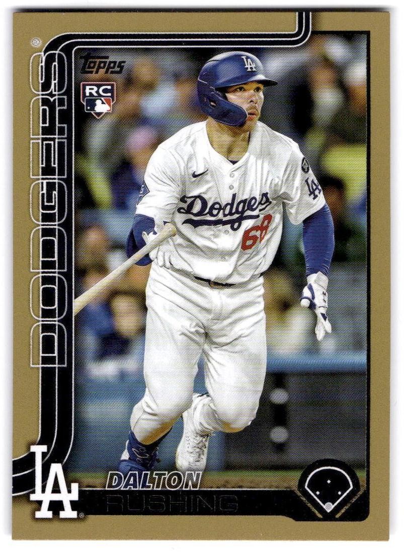 2025 Topps Update #US38 Dalton Rushing Gold #/2025
