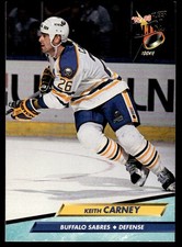 1992-93 Ultra !!!! Keith Carney Rookie Buffalo Sabres #13