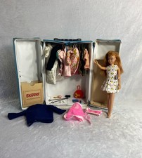 1963 Vintage Skipper Doll With Case Clothes 1960s Lot Mattel Barbie Sister