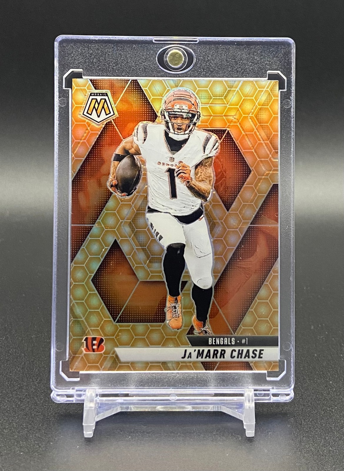 JA'MARR CHASE - 2025 Panini Mosaic HONEYCOMB PRIZM CASE HIT SSP #11 Bengals