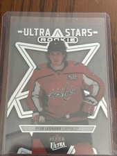 Ryan Leonard Rookie We’re 2025/26 Fleer Ultra Hockey ULTRA STARS FST-2 Clear-cut