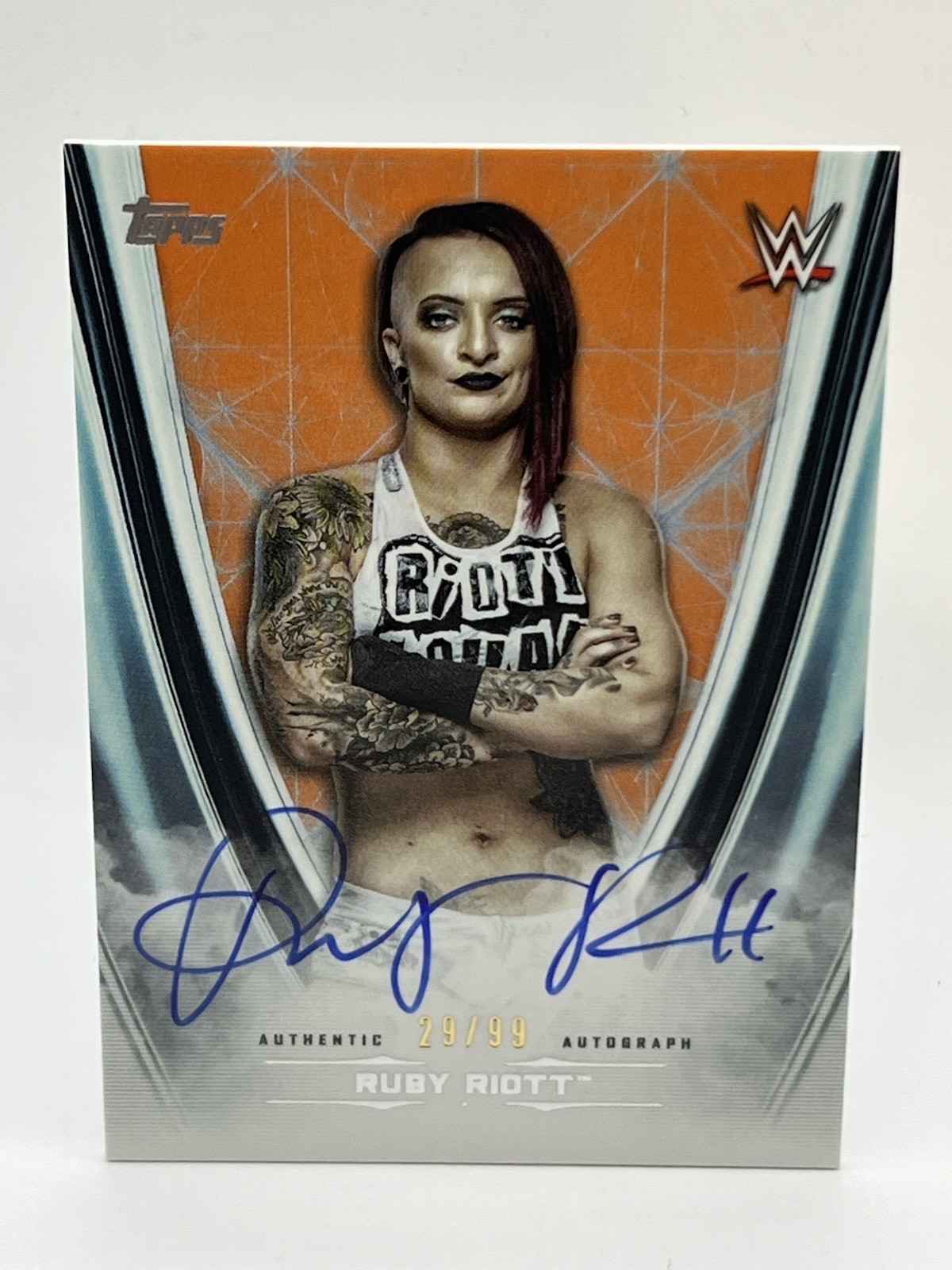 2020 Topps WWE Undisputed Ruby Riott Orange Auto Autograph 29/99