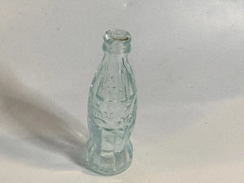 Vintage Antique Miniature 2.5”  Glass Coca-Cola Bottle
