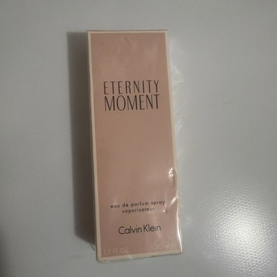 ETERNITY MOMENT CALVIN KLEIN-EDP-WOMEN-SPRAY-1.7 OZ-50 ML-AUTHENTIC-FRANCE