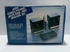 Vintage Mini Stereo Power Amplifier no. HT-1821