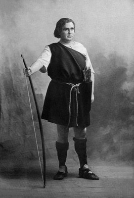 Franz actor at National Theater of piece in opera Parsifal in role- Old Photo