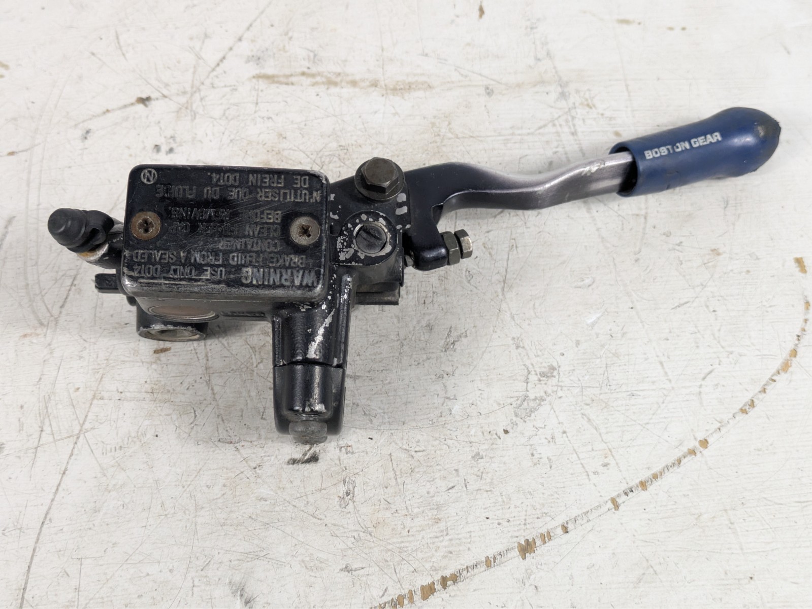 1988 Honda XR250 XR250R Front Wheel Brake Master Cylinder TESTED WORKING