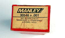 Nos Manley Performance Rod Bearing Set 30546.001 Bbc W Dowel Hole Narrowed