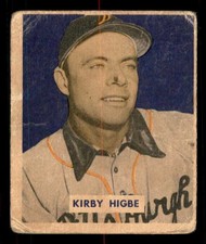 1949 BOWMAN #215 KIRBY HIGBE PIRATES GOOD SET BREAK 549087 (KYCARDS)