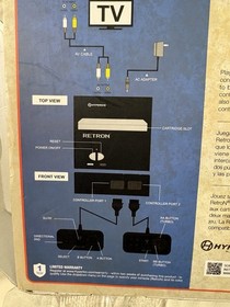 Hyperkin RetroN 1 Gaming Console - CONTROLLERS NEW Black