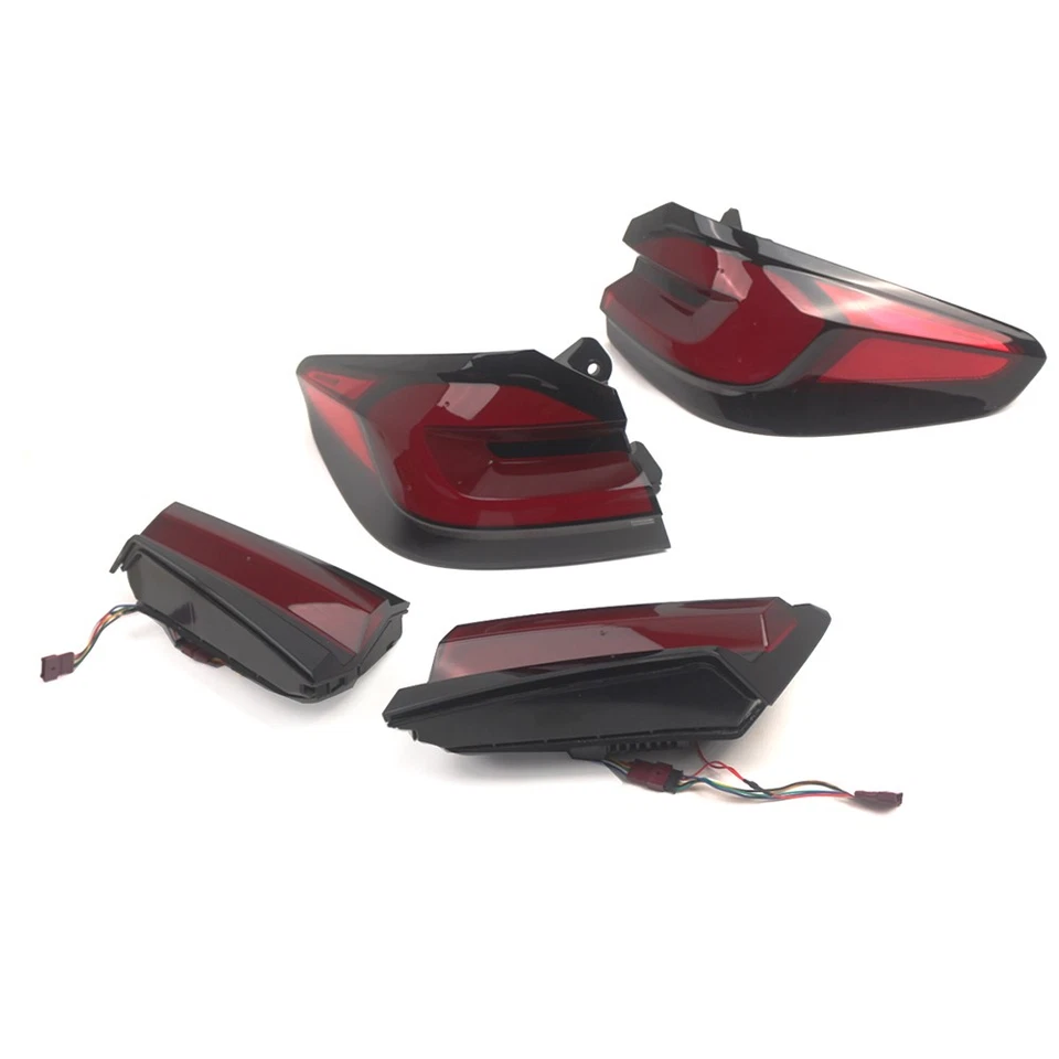 1 Set Tail Light Rear Lamp Brake Light For BMW G30 M5 F90 2017-2020 Red - Image 4 of 4