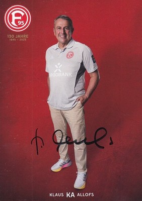 Klaus ALLOFS - Fussball-Europameister 1980, Fortuna Düsseldorf 2025/26, Vorstand