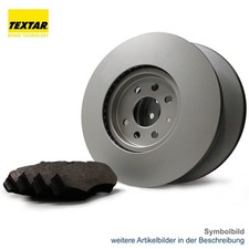 TEXTAR Bremsscheiben Set + Beläge für AUDI A3 Sportback 8VA 8VF 8YA 8YF Q3 F3B