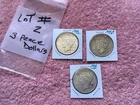 Lot of 3 Nice Heavy  Peace silver dollar Coins LOT  #  2
