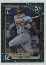 2024 Bowman Chrome Prospects Green Grass Refractor /99 Ryan Lasko #BCP-105 p8v