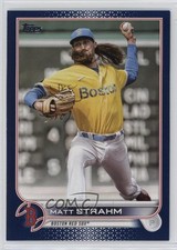 2022 Topps Update Royal Blue Matt Strahm #US142 19fv