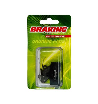 BRAKING P21 Bremsbelag Pad organic Fahrrad MTB TRP Quadiem SL, Slate T4