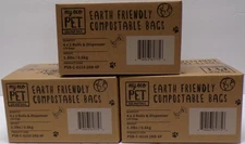 Lot of 12 My Eco Pet Dog Poop Bags + Dispenser Compostable Strong 30 Bags Each