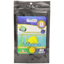 NorthFin Marine Formula 1mm Slow Sinking Pellets 100g Premium Fish Food Pellets