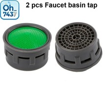 2 pcs Faucet basin tap aerator 20mm plastic insert replacement.For 22/24mm shell
